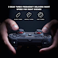 Miniatyrbild 5 av 9: Trådlös spelkontroll T3, PC-kontroll för Windows 7/8/10/11, Android, Gamepad-joystick med Turbo och dubbla vibrationer, Spelkontroll för An GaneSir T3