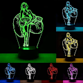 Miniatyrbilde 4 av 4: Marilyn Monroe Lampe 3D Illusions nattlys, fjernkontroll bordlampe, USB-lader belysning hjemmedekorasjon for barn, bursdagsgave LED-farger O