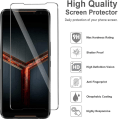 Miniatyrbild 2 av 5: 4PCS Härdat Glas För Asus ROG Phone 6 Strix 2.5D 9H Skyddande Transparent Skärmskyddsfilm