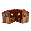 Miniatyrbild 2 av 10: Barnleksak Tillbehör Set Simulering Mini Bondgård Scen Modell