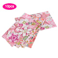 Miniatyrbild 10 av 10: 10 st Japansk stil bomullstyg Blommönster Quilttillbehör för DIY Handmades Väskor Dockkläder 25x20cm