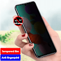 Miniatyrbild 3 av 5: 2 st 3D böjd full cover sekretess skärmskydd för OPPO Reno 9 Pro plus Anti-spion skydd
