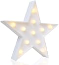 Tähti Marquee -valokyltti, lämmin valkoinen LED-lamppu - Olohuone