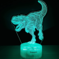 Miniatyrbild 7 av 7: Dinosaurie Leksaker, T Rex 3D Nattlampa med Fjärrkontroll & Smart Touch Leksaker Presenter 2 3 4 5 6 7 8 År Gammal Pojke Födelsedagspresenter (2 Paneler)
