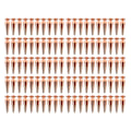 Miniatyrbild 4 av 10: 100set Punk Cone Spikes Nitar Roséguld Spetsiga Galvanisering Burr Free Clear Thread Mässing Spikes Nitar Rock Nitar 10x28mm