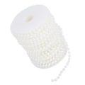 Pikkukuva 2 / 10: 25m/rulla Hiontahelmi Langat Helmet Garland String DIY Hääkoriste 6mm(valkoinen)