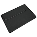 Miniatyrbillede 1 af 10: Laptop Sleeve Case Soft PU Læder Computer Beskyttende Håndtaske med Krog og Loop Fastener12in