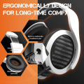 Miniatyrbillede 2 af 7: Gaming Headset Dobbelt Trådløs Tabsløs 2.4G Bluetooth Gaming Hovedtelefoner med Aftagelig Mikrofon 50mm Højttalere - til PC, PS4, PS5, Smartphone, MacBook TA 2000 headphone