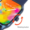 Miniatyrbillede 4 af 8: Smartwatch med iltmåling, opkaldsdisplay, IP68 vandtæt touchskærm og skridttæller Blue