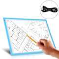 Miniatyrbilde 8 av 10: LED-lys tavle A3 lysstyrke Artcraft Tracing Light Digital Graphics Tablet for tegning