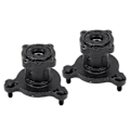 Miniatyrbillede 5 af 11: 2 stk. Forreste Bremseskivefælgnav 17mm 20mm Hjulnav Med 3 Leje Bolte til 110cc 125cc ATV Quad Go Kart Cykel