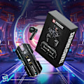 Miniatyrbilde 6 av 6: Transformers TF-T01 True Wireless Earbuds Bluetooth 5.4 Hodetelefoner Bass Stereo Øretelefoner, Bluetooth Ørepropp i Øret Støydempende Mikrofon, 60H Spilletid Shockwave