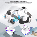 Pikkukuva 5 / 5: Design Halo -pääpanta Oculus/Meta Quest 2:lle, säädettävä hihna ja korvaläpät Oculus Quest 2:lle, parannettu tuki ja pelikokemus, R
