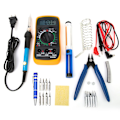 Miniatyrbild 1 av 10: 16-delad justerbar temperatur elektrisk lödning svets järn multimeter verktygssats