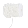 Pikkukuva 4 / 10: 25m/rulla Hiontahelmi Langat Helmet Garland String DIY Hääkoriste 6mm(valkoinen)