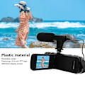 Miniatyrbilde 2 av 8: 1080P videokamera 16MP 2,4 tommers flip-skjerm Vlogging-kamera 16X zoom HD digitalkamera for reise bryllup campus-opptak 110-240V EU-plugg