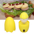 Miniatyrbilde 1 av 5: Elektrisk eggerøre, eggeplommemikser, gyllen eggerister for kjøkkenrestaurant EU-plugg 100‑240V Yellow