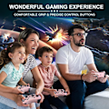 Miniatyrbilde 6 av 6: Trådløse brytere kontrollere rosa, Nintendo Switch-kontroller for Nintendo Switch/Lite/OLED/Windows PC med programmerbar/vibrasjon/turbofunksjon, bryter pink
