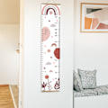 Miniatyrbild 5 av 7: Väggtillväxtdiagram Tillväxtdiagram för barnCanvas Höjdmätning Väggdekor Hängande Höjdmått för Baby Flickor Pojkar Småbarnsrum