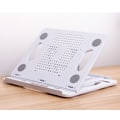 Miniatyrbillede 1 af 2: Justerbar bærbar computerstand Multi-vinkel stand Telefonstand Bærbar sammenklappelig bærbar computerstativ Notebookholderstand Kompatibel til 12 til