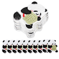 Miniatyrbillede 4 af 10: 20 stk. Panda-patches broderi klud klistermærker farve håndlavet DIY stryge patch klistermærke