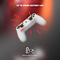 Miniatyrbillede 8 af 8: T3S Trådløs Gaming Controller, PC Controller til Windows 7/8/10/11, Android, Gamepad Joystick med Turbo og Dobbelt Vibration, Gaming Controller til A GaneSir T3s(White)