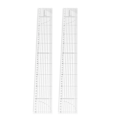 Pikkukuva 3 / 10: 2 kpl läpinäkyvää akryyli quilting-viivainta 5x50cm ammattimaiset quilting-tarvikkeet DIY-askarteluun ja ompeluun
