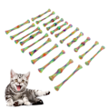 Miniatyrbild 1 av 6: 21 st kattspringleksak i nylon, färgglad, interaktiv, rep- och bitsäker, spiralformad leksak för kattungar