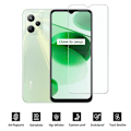 Miniatyrbild 3 av 5: 4 IN 1 HD Härdat Glas För Realme C20 Skärmskydd Lins Film
