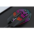 Miniatyrbild 1 av 7: X801 håltrådsspelmus RGB lysande datorsport USB