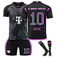 Miniatyrbillede 1 af 2: 23-24 Bayern Away Fodboldtrøje Børns fodboldsæt No.19 Sane XL