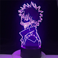 Miniatyrbild 5 av 7: My Hero Academia Dabi 3D Barnnattlampa Touch 7 Färg Chan
