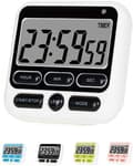 Digital Kök Timer, PÅ/AV-brytare, 12/24 Timmars C Black