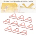 Miniatyrbilde 3 av 6: 10 stk justerbar spenne 38mm sinklegering materiale multifunksjonell lett bærbar bagasjetilbehør Rose Gold