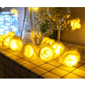 Miniatyrbild 4 av 4: LED-rossträngljusbatteri för bröllop, heminredning, födelsedag White 40LED