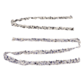 Miniatyrbild 4 av 10: 2PCS Resin Rhinestone Strips Ribbons Crystal Glitter Rhinestone Trim för DIY Sko Väska Kläder Halsband