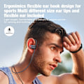 Pikkukuva 2 / 8: Bluetooth-kuulokkeet, langattomat nappikuulokkeet 16 tunnin toistoajalla Bluetooth 5.3 Langattomat kuulokkeet HD Deep Bass Stereo Sound Isolation IPX7 Vedenpitävä E Black