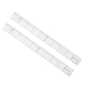 Miniatyrbilde 10 av 10: 2 stk Quilting Linealer Transparent Akryl 5x50cm Profesjonelle Quiltere Fornødenheter for DIY Håndverk Sying