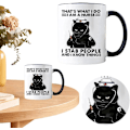 Miniatyrbild 4 av 4: Jag är en Sjuksköterska Mugg 11 Oz, Rolig Sjuksköterska Kaffe Mugg, Söt Katt Nyhet Presenter för Sjuksköterska Kvinnor Flickor Kattälskare, Personlig Keramisk Tekopp för Kaffe, Te Style 7