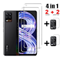 Miniatyrbild 1 av 5: 4IN1 Härdat Glas För Realme C25S Kameraskydd