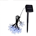 Miniatyrbild 4 av 5: Dazzle Bright Solcells Jul Snöflinga Ljus Utomhus