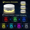Miniatyrbillede 2 af 7: Spil 3D Natlampe, Attivolife Gamepad Illusion Hologram Lampe
