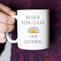 Miniatyrbillede 2 af 5: Godmorgen - Sjov fødselsdags- eller julegave til mor - Sarkasme