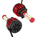 Miniatyrbillede 3 af 10: 1 Par X6-COB Bil LED Forlygte H4 H7 H11 H13 5202 9004 9005 9006 9007 9012 Hovedlampe (9012)