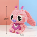 Miniatyrbild 2 av 5: Mini Byggstenar Söta Cartoon Set för Godispåsar, 5380 St Micro Mini Byggleksak DIY 3D Tegelstenar Kit för Vuxna Barn, Jul Födelsedagspresent