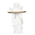 Miniatyrbillede 1 af 10: Baby Angel Statue Bakke Design 11,8in Håndskåret Rige Detaljer Resin Cherub Figur til Soveværelse Kontor Cafe