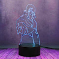 Miniatyrbild 2 av 7: Naruto Kakashi Uchiha Sasuke 3D Illusion Nattlampa Liten