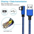 Miniatyrbillede 3 af 5: Galaxy S10 Oplader USB Type-C Kabel 90 Grader Holdbart Nylon