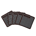 Miniatyrbilde 1 av 10: 5 stk. skjærebrett i PVC, mini, søte, dobbeltfarget, selvhelbredende skjærebrett for quilting, søm og scrapbooking, 6 x 6 cm