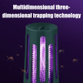 Miniatyrbilde 6 av 9: Bug Trap USB Oppladbar 360° Myggdreper LED Lanterne for Innendørs Utendørs Hjem Hage Terrasse Camping White